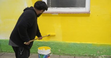 Renuevan el edificio de la Escuela Nicolás Avellaneda durante las vacaciones